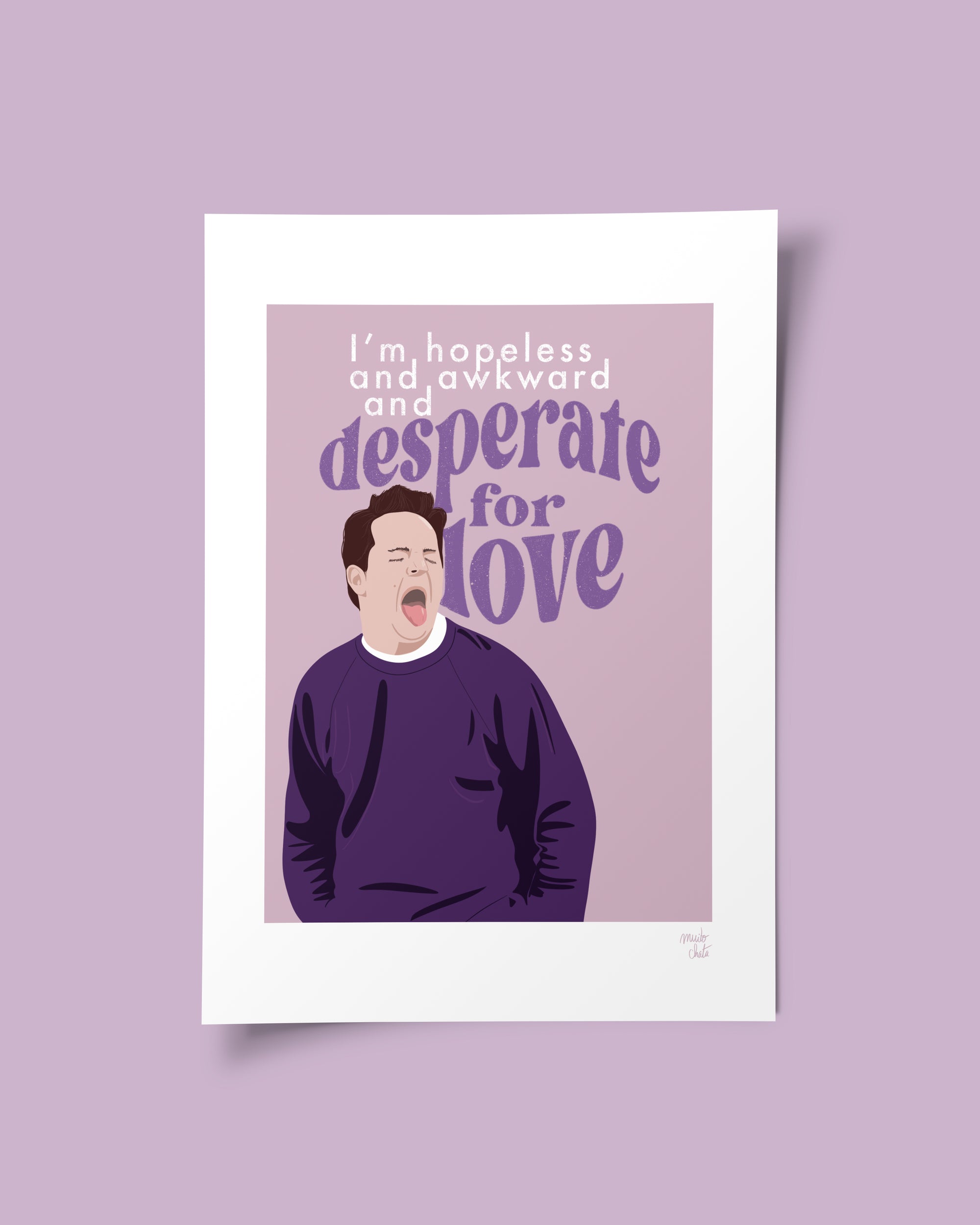desperate for love print