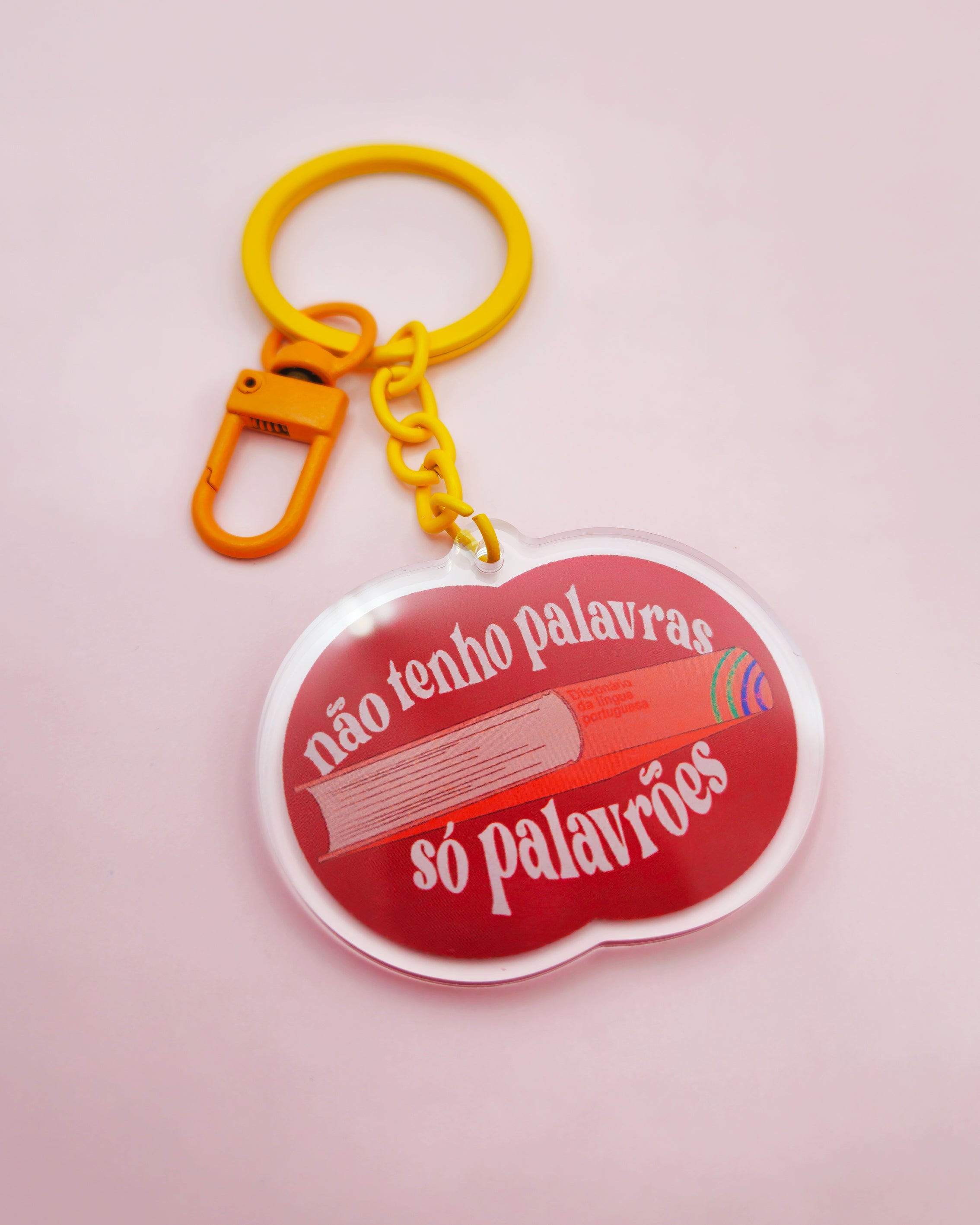 no words porta-chave