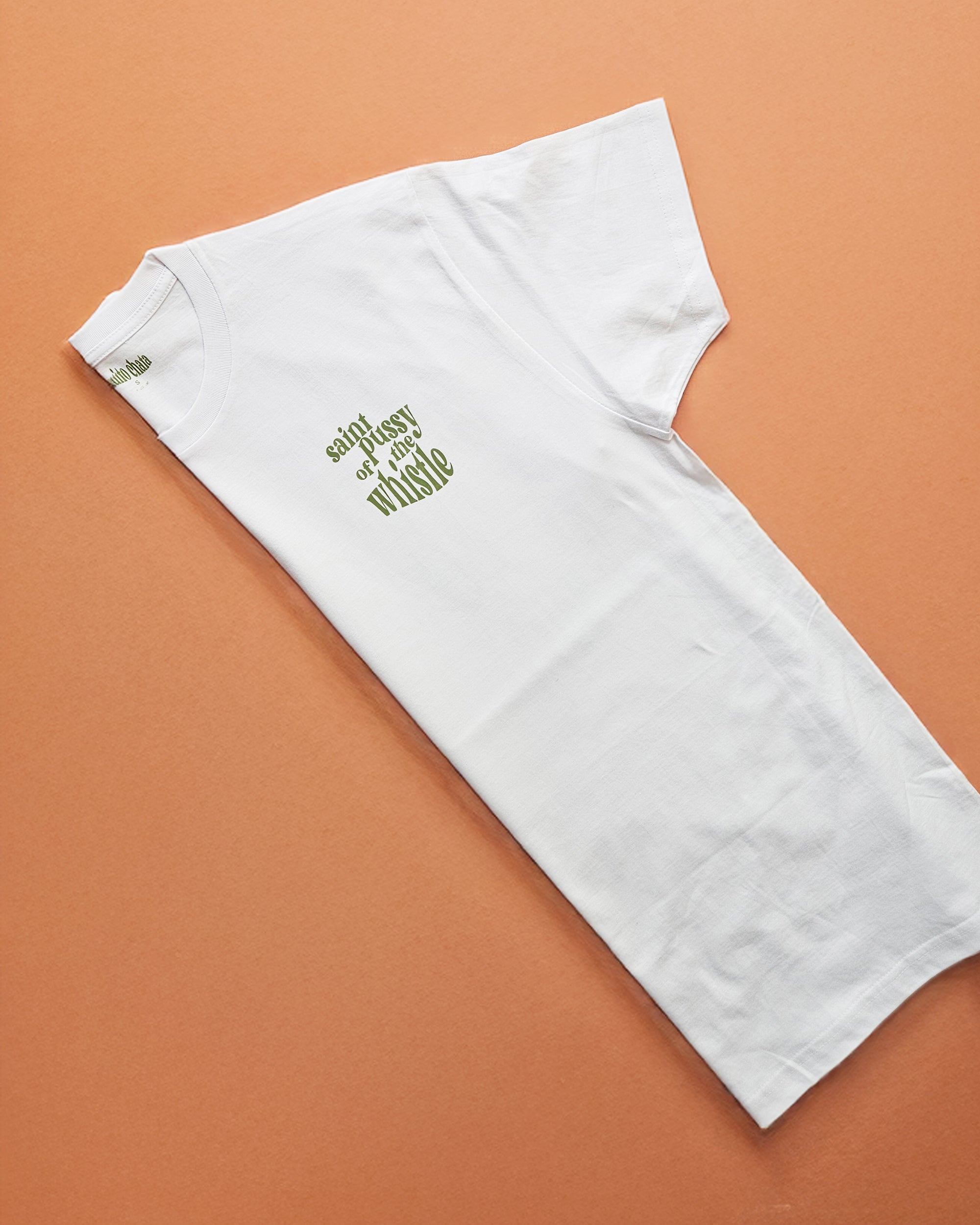 saint p*ssy of the whistle t-shirt