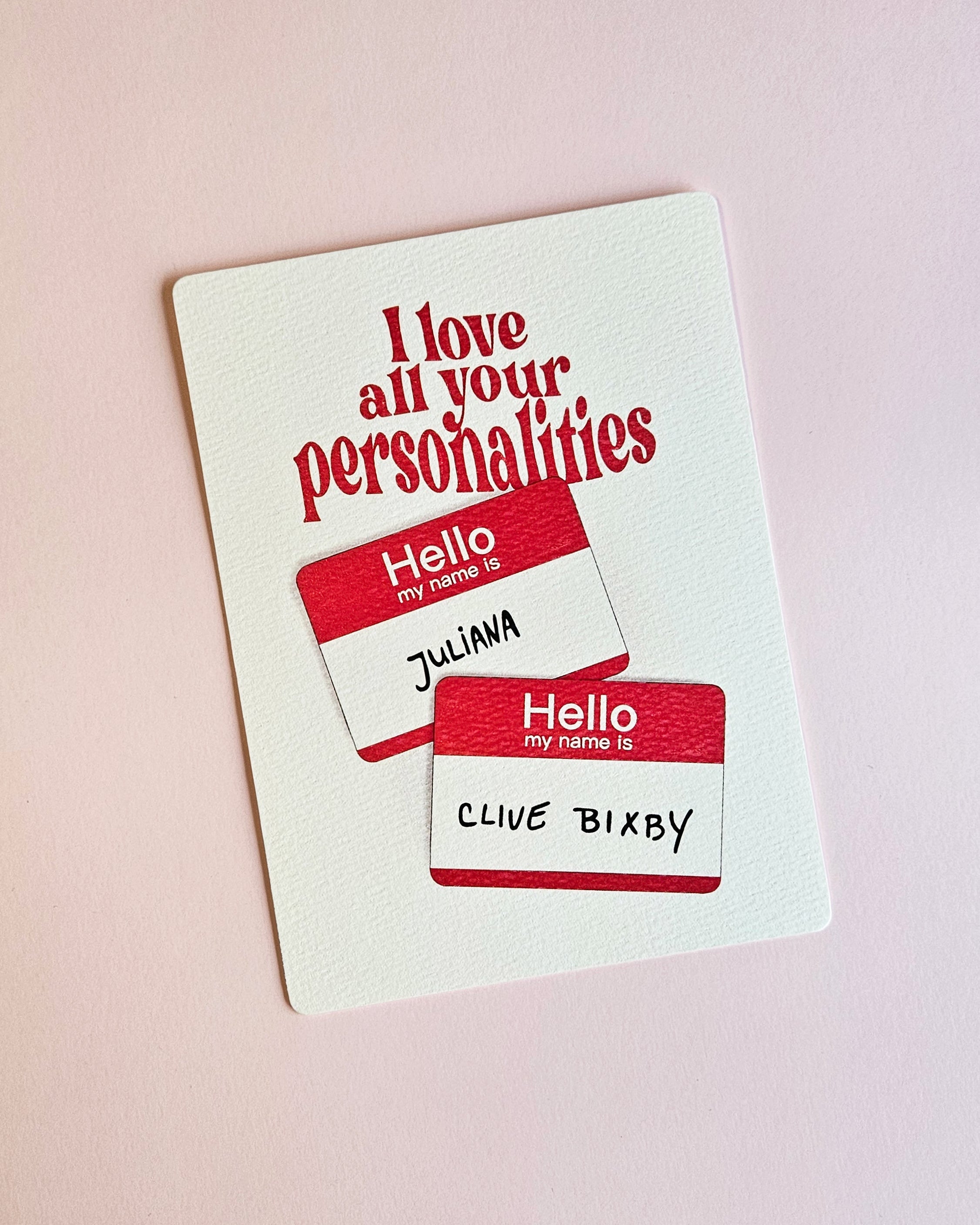 claire and phil valentine's postcard