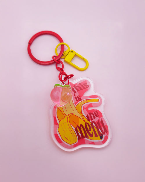 cardápio porta-chave