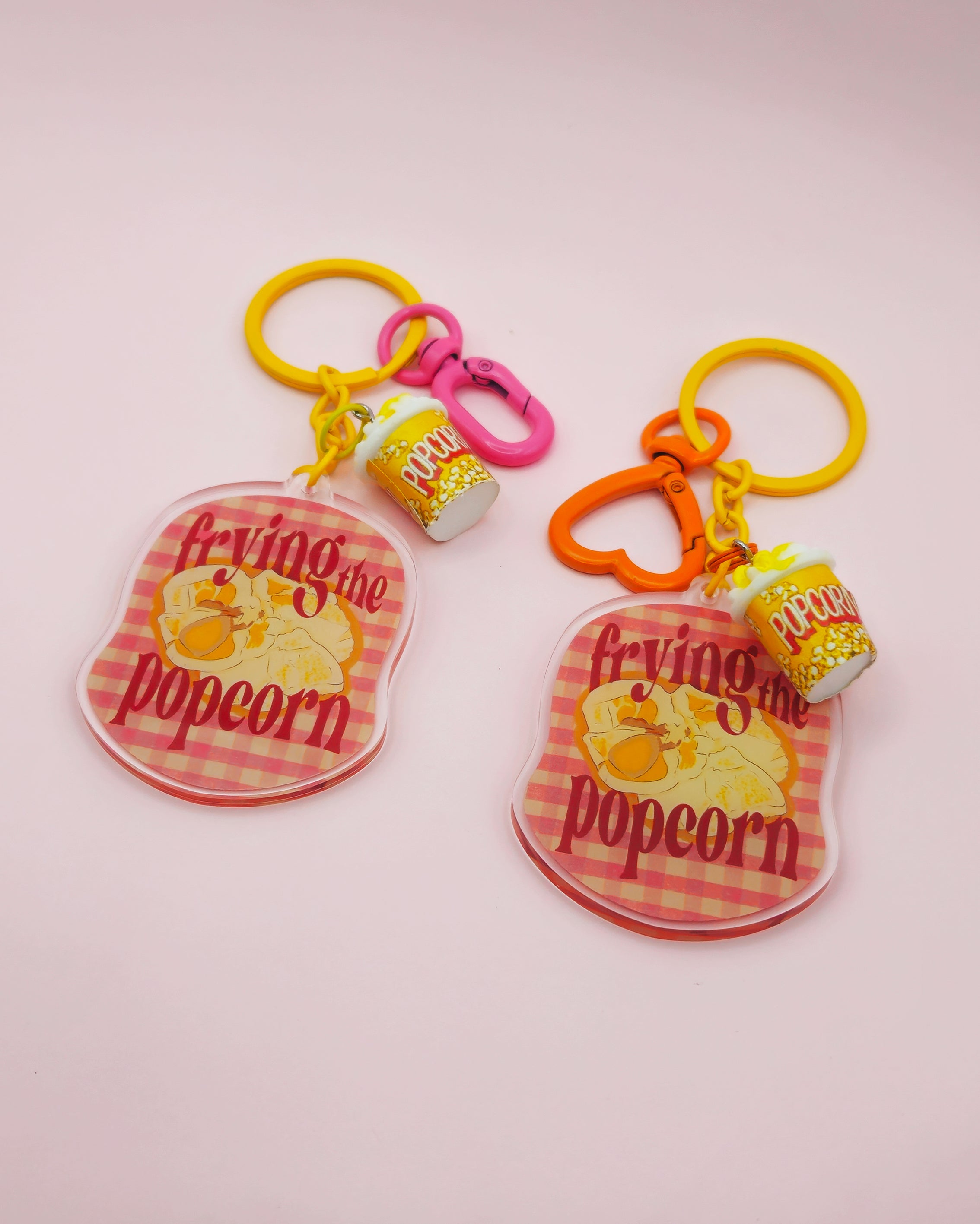 frying the popcorn porta-chave