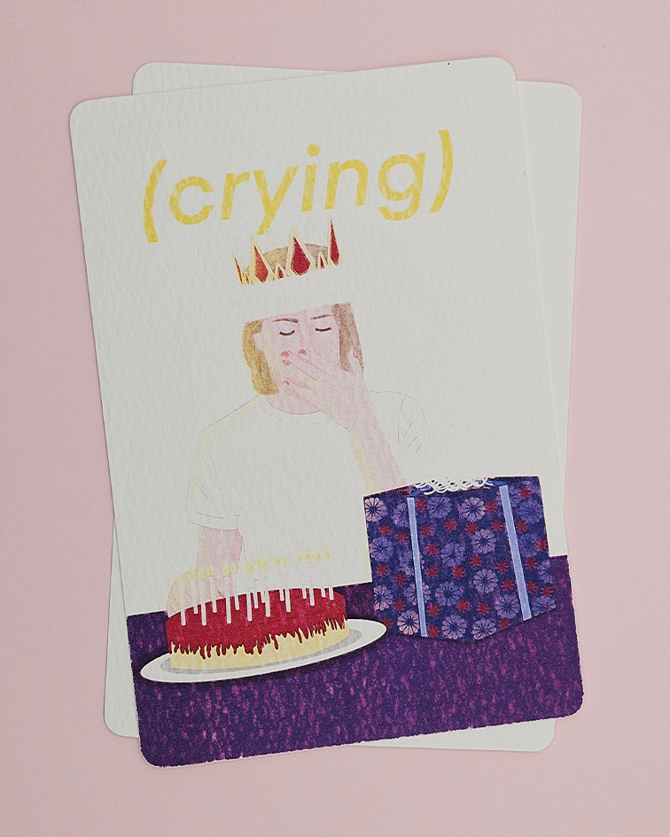 rachel green birthday postcard