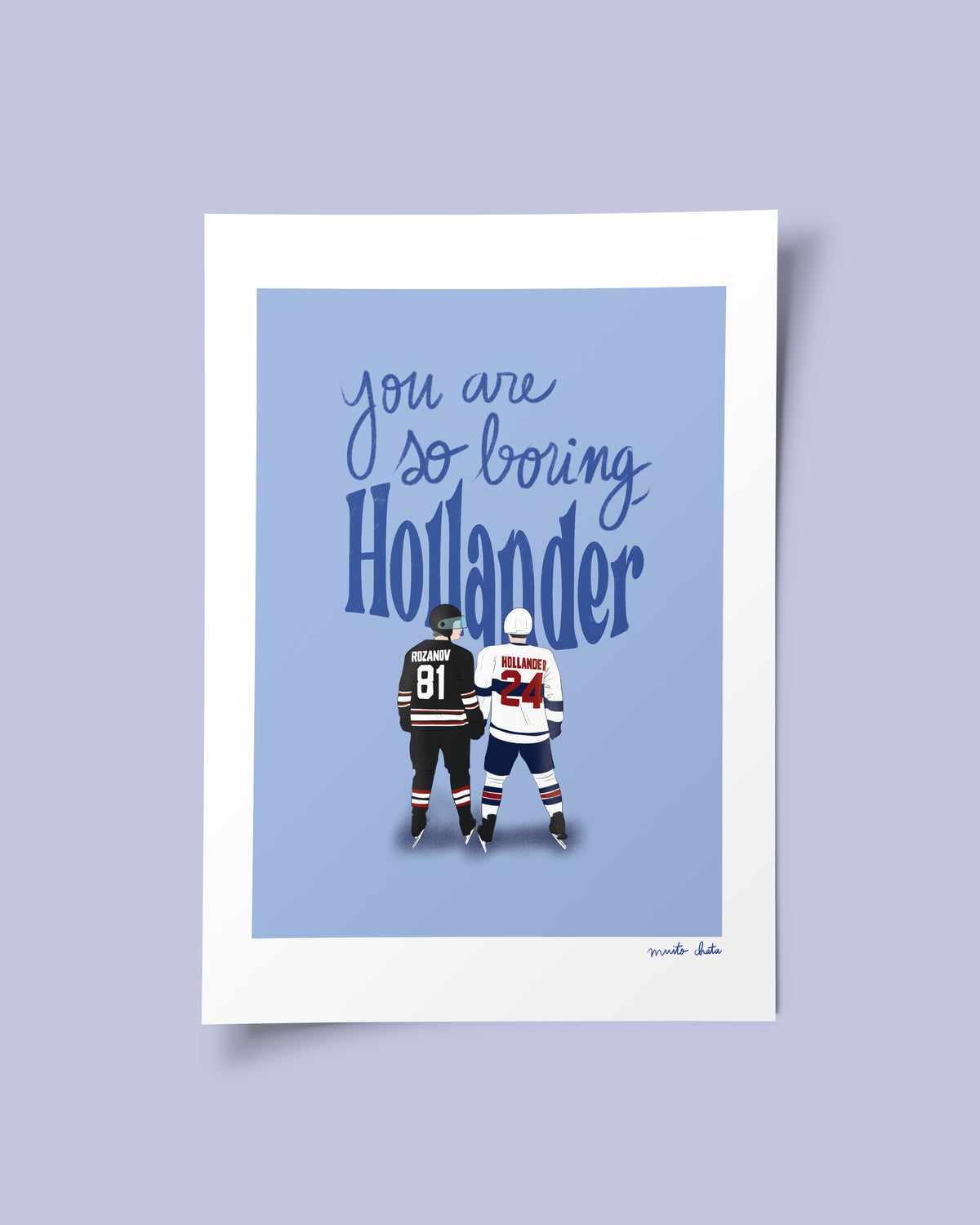 Heated Rivalry print