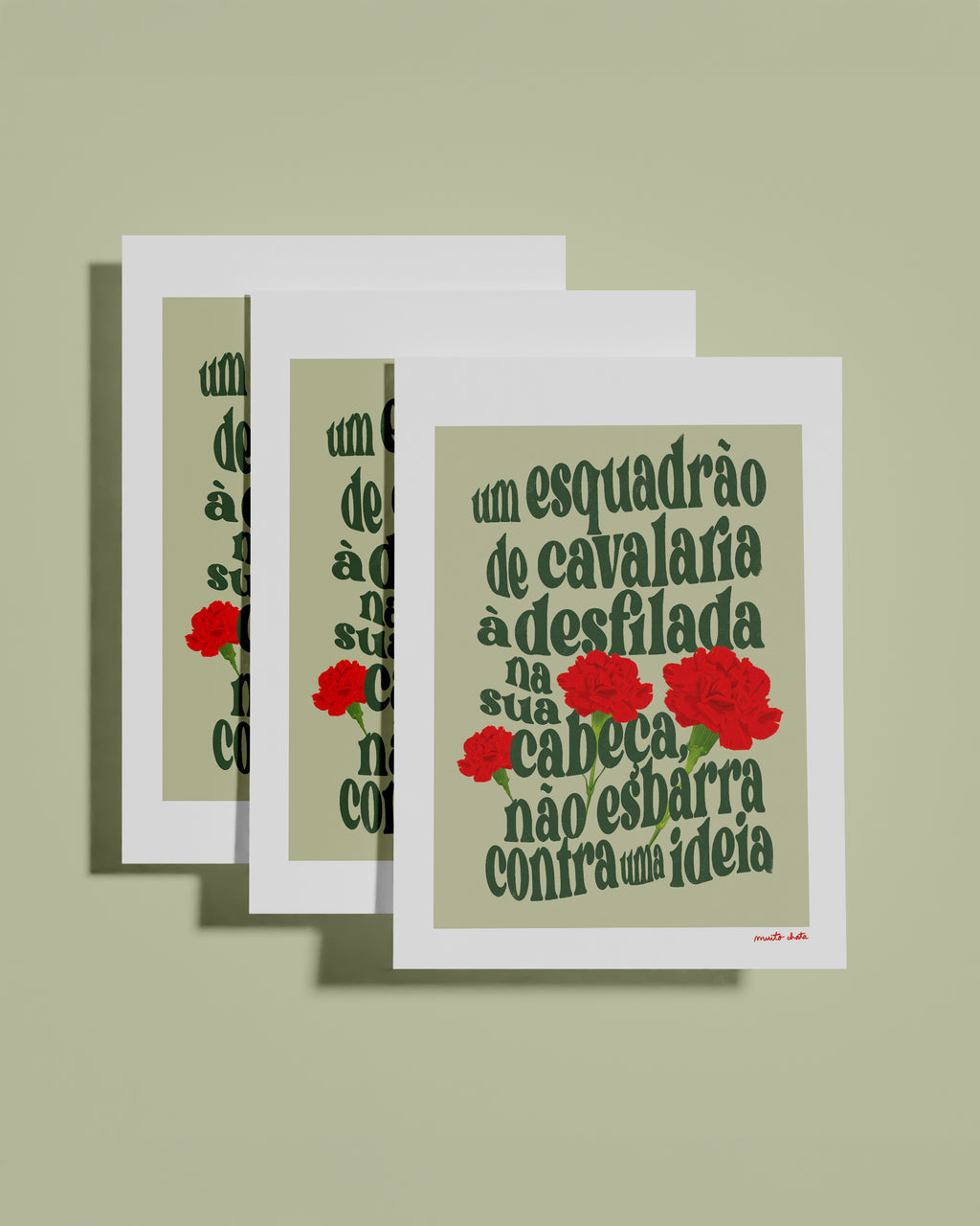 PRÉ-VENDA são cravos, senhor print