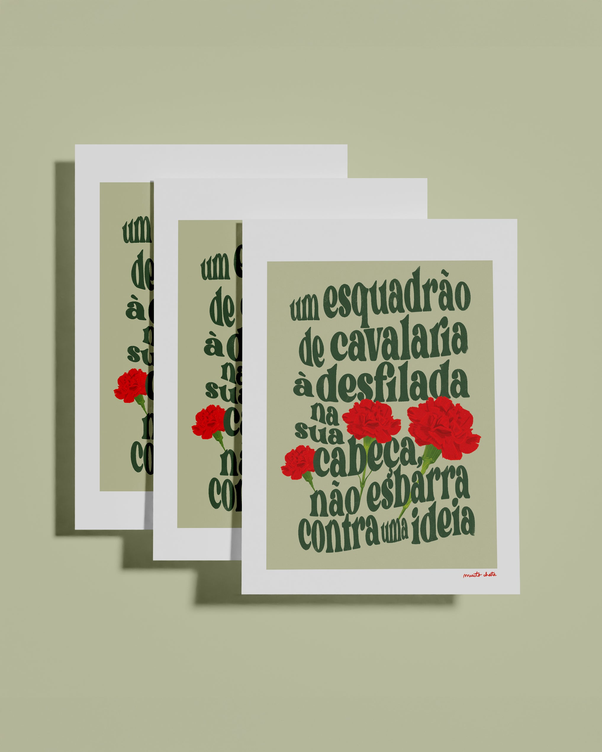 PRÉ-VENDA são cravos, senhor print