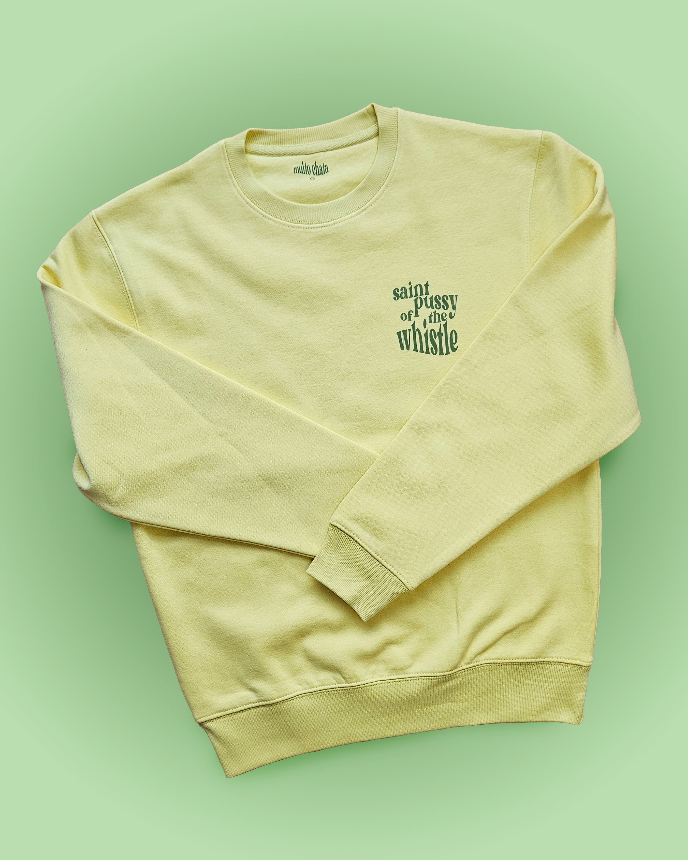 saint p*ssy of the whistle sweater