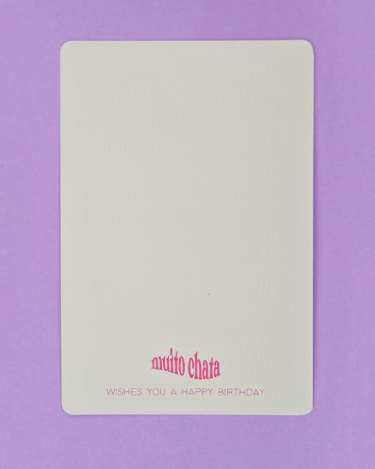 it's fine birthday postcard